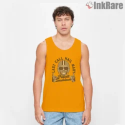 Orange tank top for warm tailgates