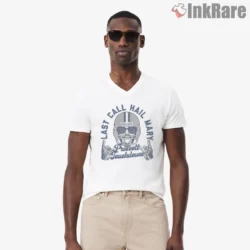 White v neck with flattering cut