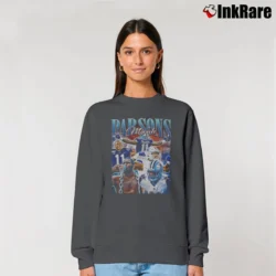 Women’s Dallas Cowboys Micah Parsons Football Vintage Style Relaxed Sweatshirt in charcoal | Soft, Laid-Back Vibe