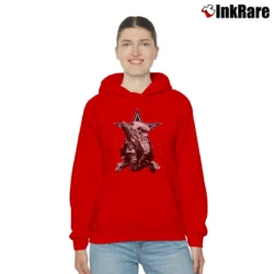 Women’s Dallas Cowboys Star Wars Crossover Graphic Cozy Hoodie in red | Warm, Structured, Stylish