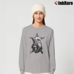 Women’s Dallas Cowboys Star Wars Crossover Graphic Long-Sleeve Top in sport grey | Sleek, Versatile, All-Season