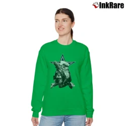 Women’s Dallas Cowboys Star Wars Crossover Graphic Relaxed Sweatshirt in irish green | Soft, Laid-Back Vibe