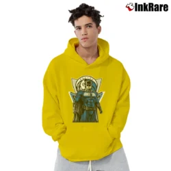 Men’s Dallas Mavericks Batman Superhero Crossover Pullover Hoodie in yellow | Cozy, Durable, Modern Fit