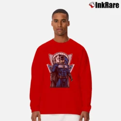 Men’s Dallas Mavericks Batman Superhero Crossover Long-Sleeve Shirt in red | Sleek, Lightweight, Year-Round Wear