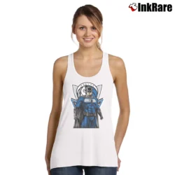 Women’s Dallas Mavericks Batman Superhero Crossover Tank Top in white | Lightweight, Movement-Friendly