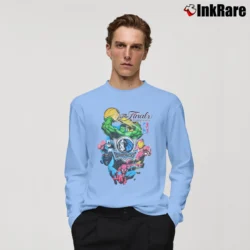 Men’s Dallas Mavericks Marvel NBA Finals Basketball Long-Sleeve Shirt in light blue | Sleek, Lightweight, Year-Round Wear