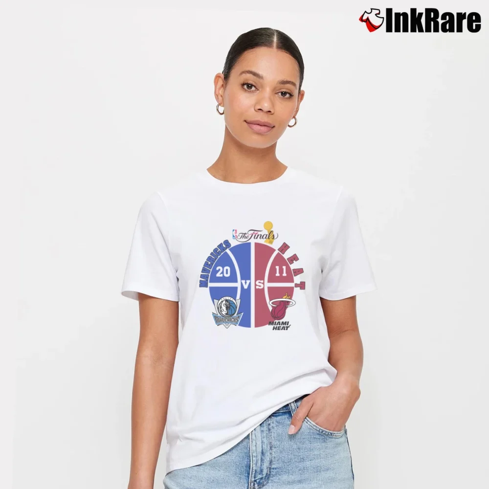 Women’s Dallas Mavericks Miami Heat NBA Finals Signature T-Shirt in white | Soft, Flattering Fit