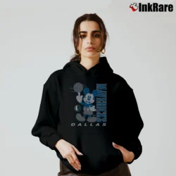 Women’s Dallas Mavericks Mickey Mouse Basketball Squad Cozy Hoodie in black | Warm, Structured, Stylish