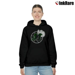 Women’s Dallas Mavericks Throwback Adidas Cozy Hoodie in black | Warm, Structured, Stylish