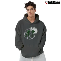 Men’s Dallas Mavericks Throwback Adidas Pullover Hoodie in charcoal | Cozy, Durable, Modern Fit