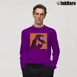 Men’s Damian Marley Long-Sleeve Shirt in purple | Sleek, Lightweight, Year-Round Wear
