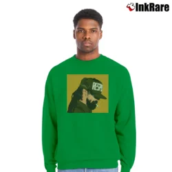 Men’s Damian Marley Crewneck Sweatshirt in irish green | Cozy Fabric, Clean Style