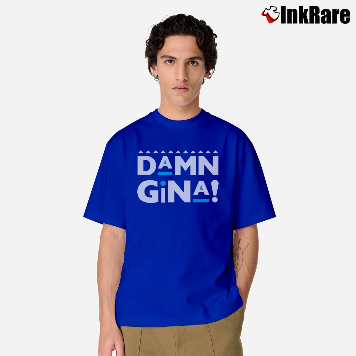 Damn Gina Martin Old School Comedy Men’s Classic Tee in royal blue – Premium Comfort Men’s Damn Gina Martin Old School Comedy Classic T-Shirt in royal blue | Soft, Breathable Everyday Wear