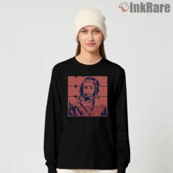 Damn Kendrick Lamar Vintage Block Portrait Shirt on black long sleeve shirt for women graphic tee