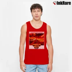 Men’s Damnation Alley 1977 Movie Tank Top in red | Breathable, Active-Friendly Design