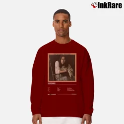 Men’s Dan Fogelberg Souvenirs Album Long-Sleeve Shirt in maroon | Sleek, Lightweight, Year-Round Wear