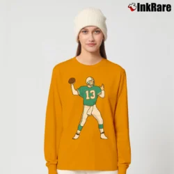 Women’s Dan Marino Miami Dolphins Long-Sleeve Top in orange | Sleek, Versatile, All-Season