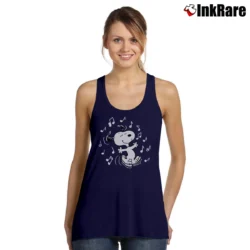 Women’s Dancing Snoopy Tank Top in navy | Lightweight, Movement-Friendly