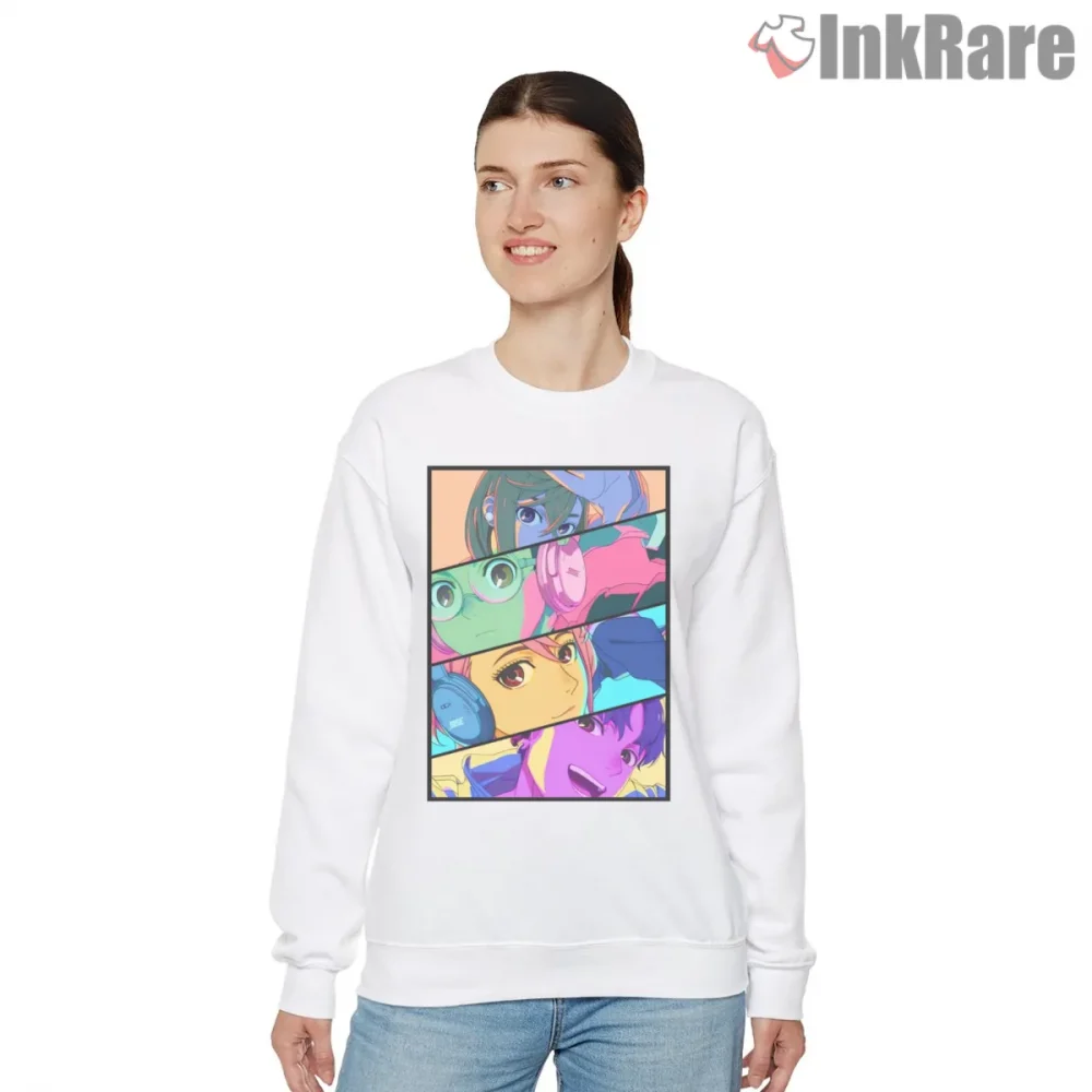 Dandadan Color Pop Character Panel Anime Shirt on graphic shirt for women graphic tee