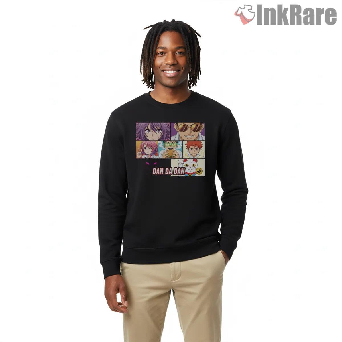 Dandadan Main Cast Manga Panel Collage Shirt Dandadan Main Cast Manga Panel Collage Shirt on graphic shirt for men graphic tee