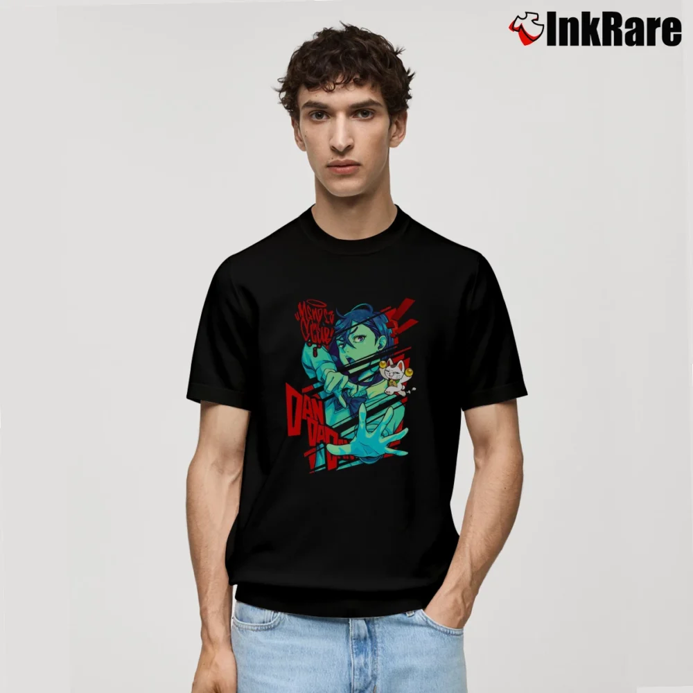 Men’s Dandadan Momo Ayase Classic T-Shirt in black | Soft, Breathable Everyday Wear