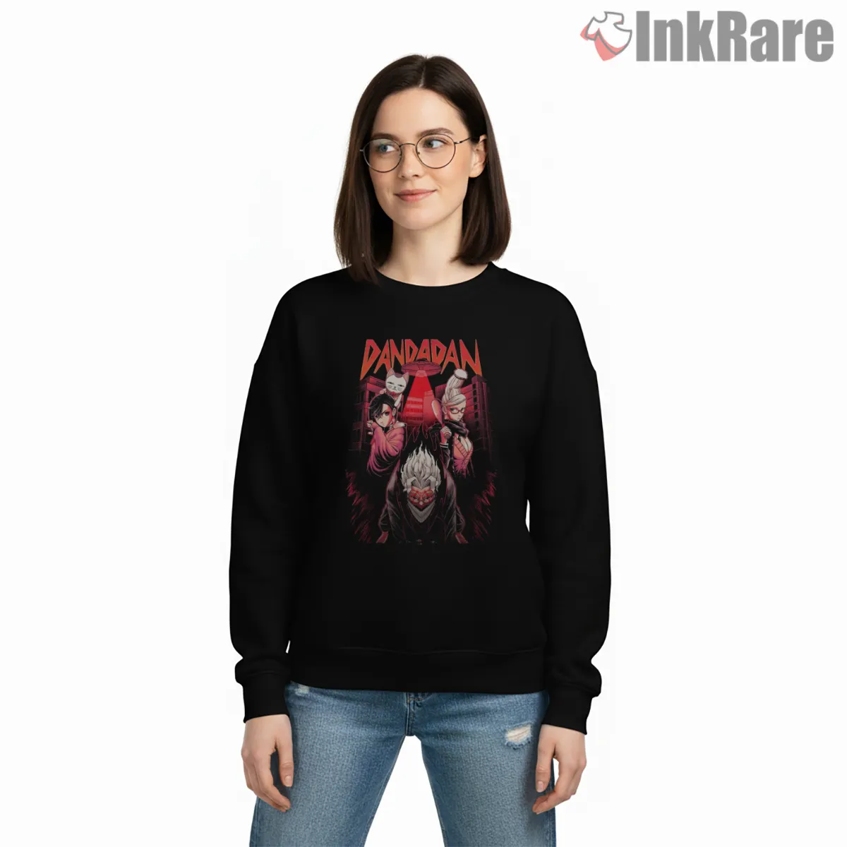 Dandadan Retro Cast Anime Poster Shirt Dandadan Retro Cast Anime Poster Shirt on graphic shirt for women graphic tee