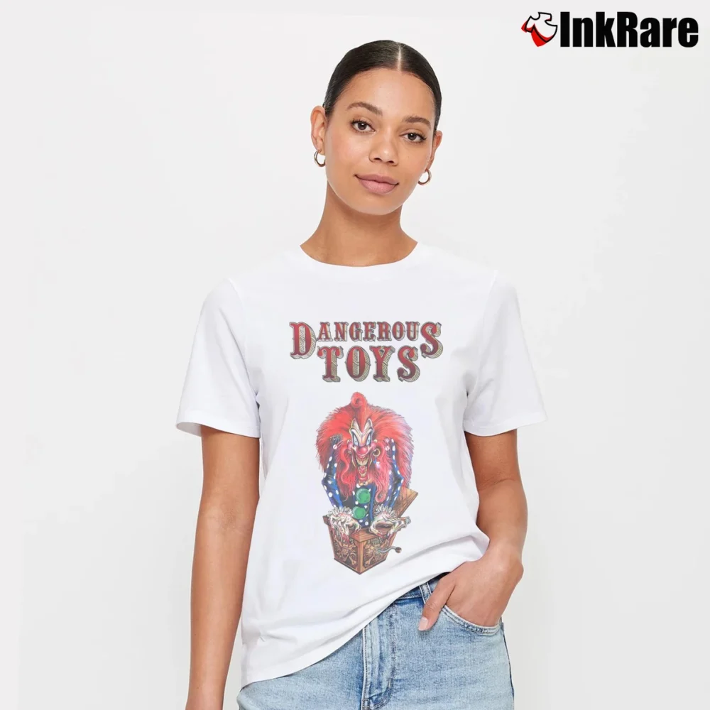Women’s Dangerous Toys Xx Anniversary Austin Signature T-Shirt in white | Soft, Flattering Fit