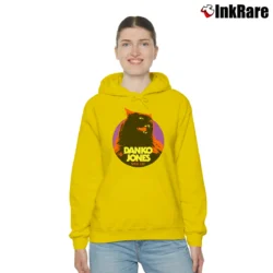 Women’s Danko Jones Wild Cat Music Cozy Hoodie in yellow | Warm, Structured, Stylish