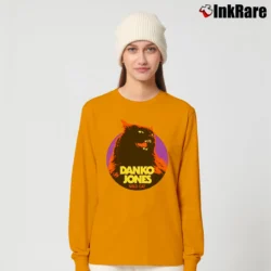 Women’s Danko Jones Wild Cat Music Long-Sleeve Top in orange | Sleek, Versatile, All-Season