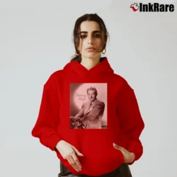 Women’s Danny Kaye Photo Postcard Cozy Hoodie in red | Warm, Structured, Stylish