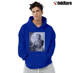 Men’s Danny Kaye Photo Postcard Pullover Hoodie in royal blue | Cozy, Durable, Modern Fit