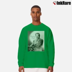 Men’s Danny Kaye Photo Postcard Long-Sleeve Shirt in irish green | Sleek, Lightweight, Year-Round Wear