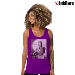 Women’s Danny Kaye Photo Postcard Tank Top in purple | Lightweight, Movement-Friendly