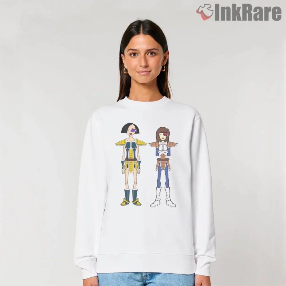 Daria And Jane Saiyans Dragon Ball Mashup Armor Shirt on graphic shirt for women graphic tee