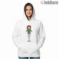 Daria Billy Madison Mashup Funny Quote Shirt on white hoodie for women graphic tee