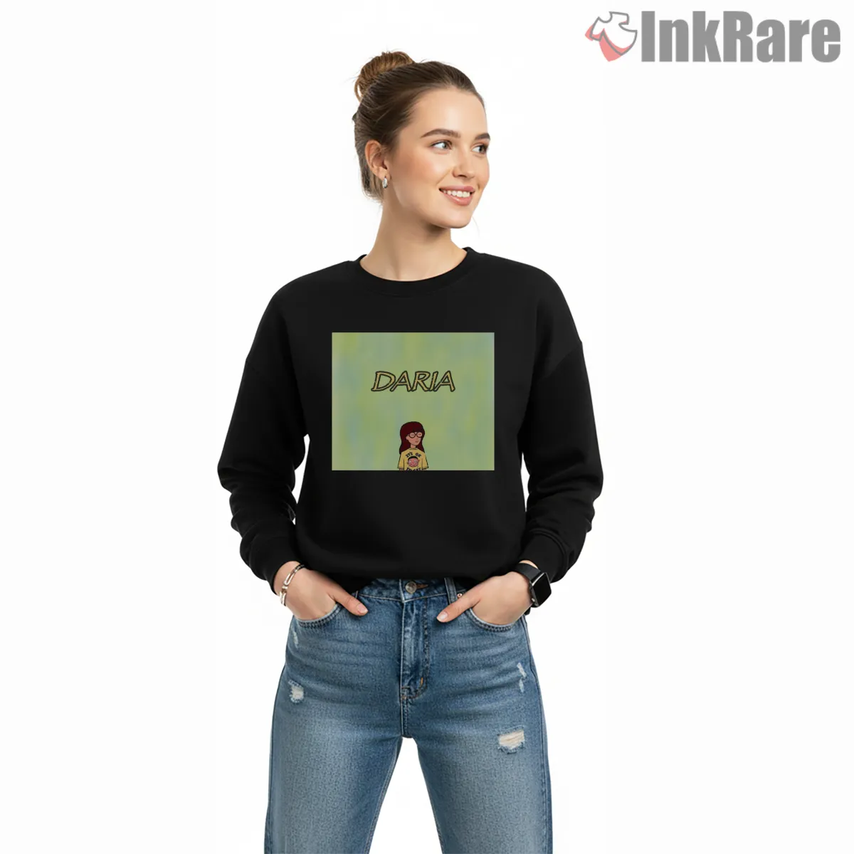 Daria Minimal Mtv 90s Nostalgia Portrait Shirt on graphic shirt for women graphic tee