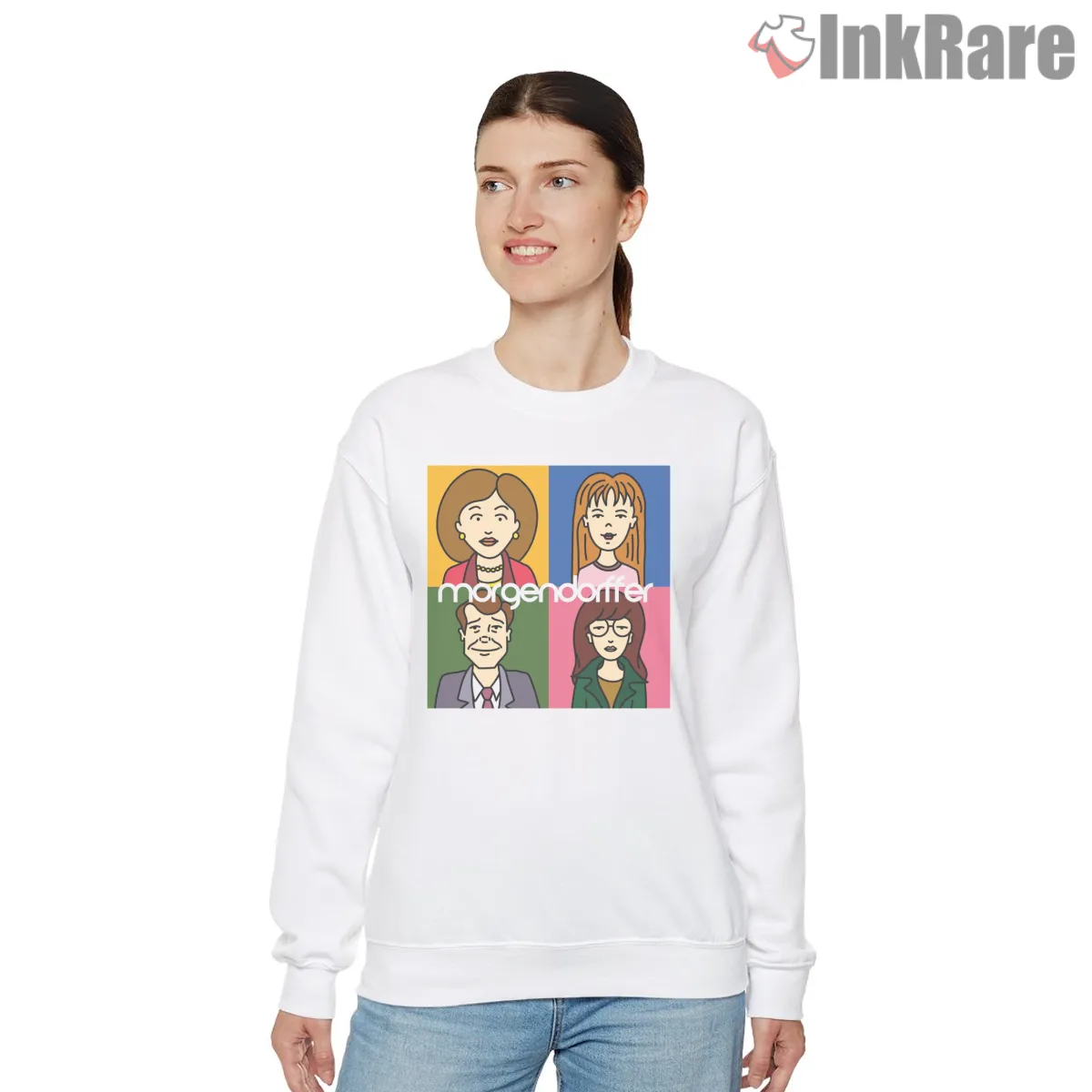 Daria Morgendorffer Family Pop Art Grid Shirt on graphic shirt for women graphic tee