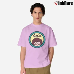 Men’s Daria MTV Classic Logo Classic T-Shirt in light pink | Soft, Breathable Everyday Wear