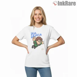 Daria Super Lawndale Sister Cartoon Action Shirt on white short sleeve shirt for women graphic tee