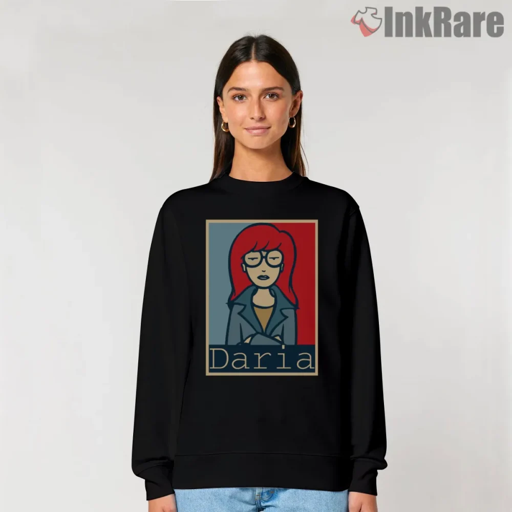 Daria Vintage Portrait Color Block Minimal Shirt on graphic shirt for women graphic tee