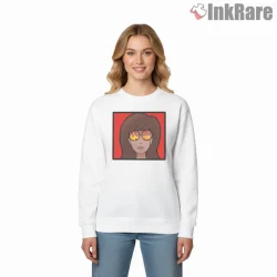 Daria World Is On Fire Sunglasses Meme Shirt on graphic shirt for women graphic tee