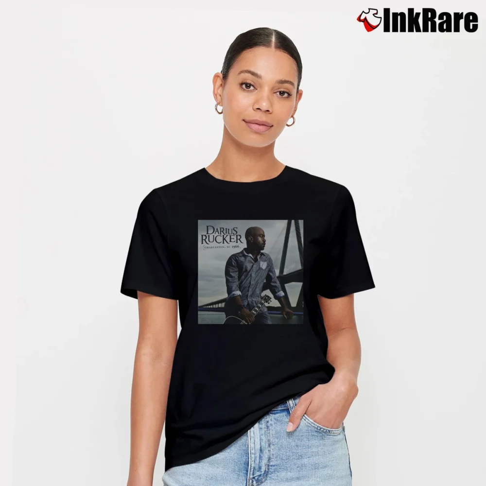 Women’s Darius Rucker Charleston SC 1966 Signature T-Shirt in black | Soft, Flattering Fit