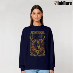 Women’s Dark Phoenix Marvel Retro Poster Relaxed Sweatshirt in navy | Soft, Laid-Back Vibe