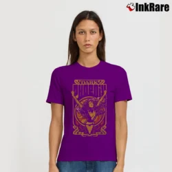 Women’s Dark Phoenix Marvel Retro Poster Signature T-Shirt in purple | Soft, Flattering Fit