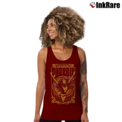 Women’s Dark Phoenix Marvel Retro Poster Tank Top in maroon | Lightweight, Movement-Friendly