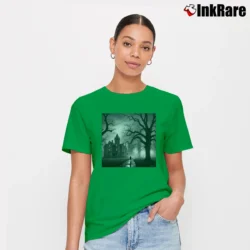 Women’s Dark Shadows Poster Signature T-Shirt in irish green | Soft, Flattering Fit