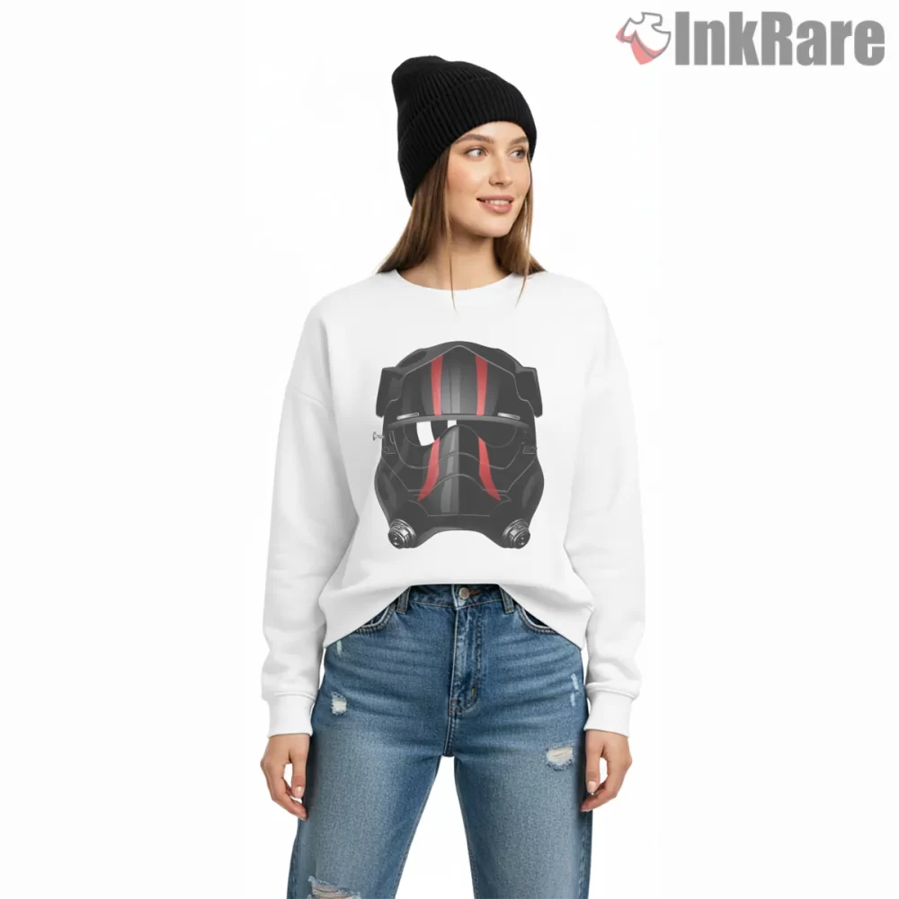 Dark Side Ace Pilot Helmet Shirt on graphic shirt for women graphic tee