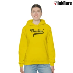 Women’s Darlin' Graphic Cozy Hoodie in yellow | Warm, Structured, Stylish