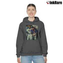Women’s darryl strawberry dwight gooden new york mets for Baseball Fans Cozy Hoodie in charcoal | Warm, Structured, Stylish