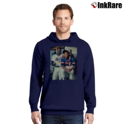 Men’s darryl strawberry dwight gooden new york mets for Baseball Fans Pullover Hoodie in navy | Cozy, Durable, Modern Fit